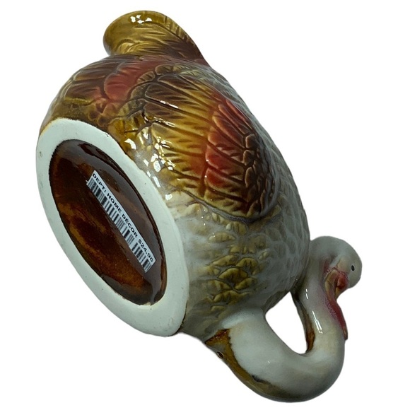 Harvest Gravy Boat NEW Hand Painted Artisan Ceramic Thanksgiving Turkey Autumn - Picture 11 of 16